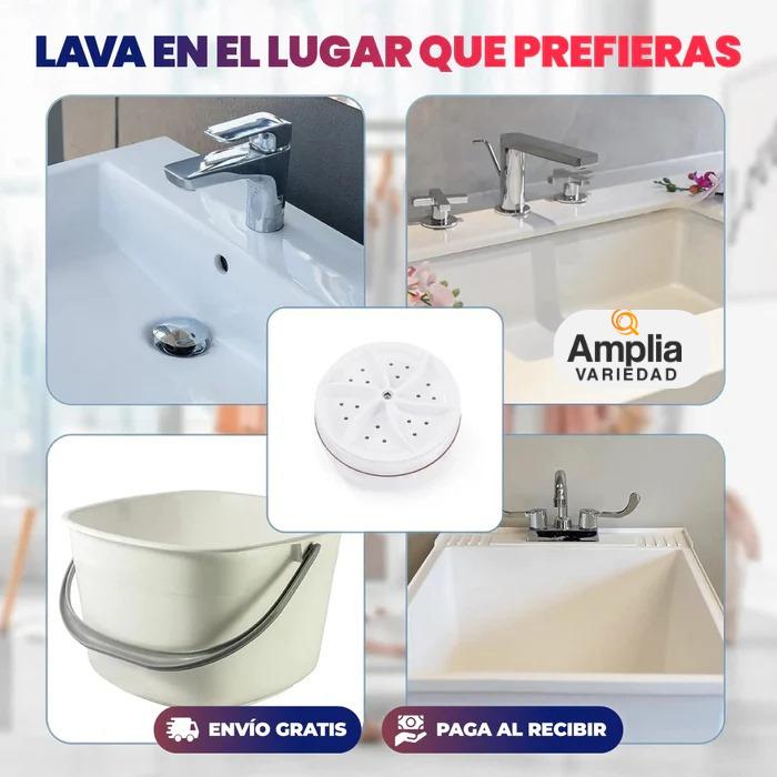 ✨ TurboClean Plus: Mini Lavadora de Ropa y Louças + Brinde Gratis ✨